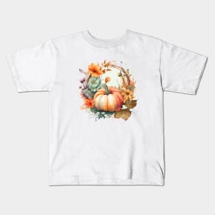 Fall Pumpkin Kids T-Shirt